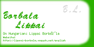 borbala lippai business card
